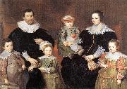 VOS, Cornelis de The Family of the Artist  jg Spain oil painting artist